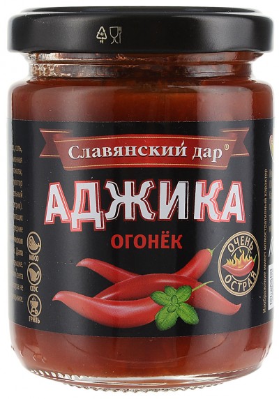 Аджика Славянский Дар Огонек 170г ст/б