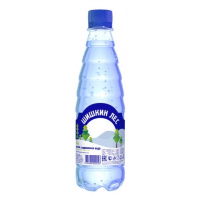 Вода Шишкин лес 0,4л газ пэт