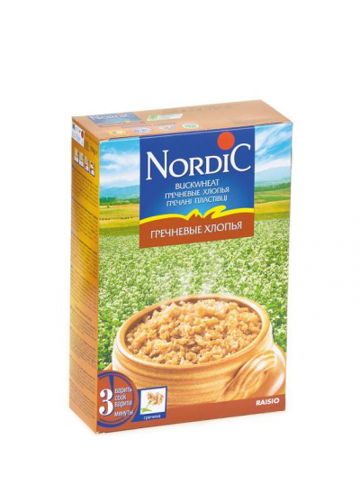 Нордик Хлопья гречневые 550г