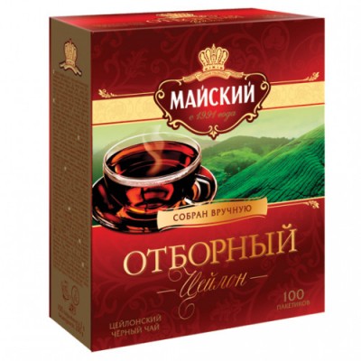 Чай черный Корона Рос.Имп. Майский отборный 100п