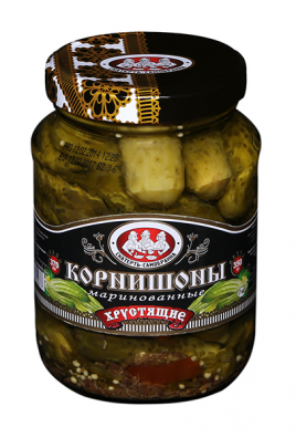 Корнишоны марин. Скатерть Самобранка 370г ст/б