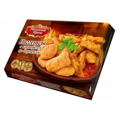 Наггетсы с картоф. по деревен. 300г Российская Корона