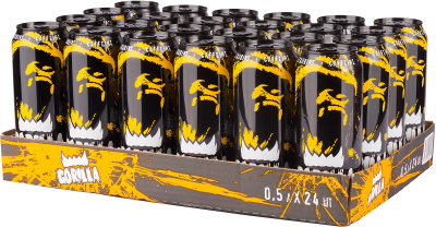 Энергетик б/алк Gorilla апельсина 0,5 л