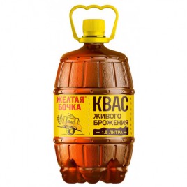 Квас "Желтая Бочка" 1,5л пэт