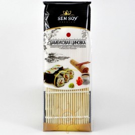 Сэн Сой Бамбуковая Циновка для суши-роллов 24*24 см.