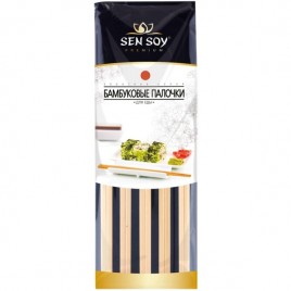 Сэн Сой Бамбуковые палочки для еды (пакет - 5 пар)