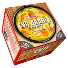 Суп-лапша с курицей 250г Государь-суп
