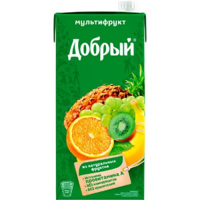 Нектар Добрый мультифрукт 2л