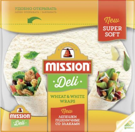 Лепешки Тортильи пшен. 250г