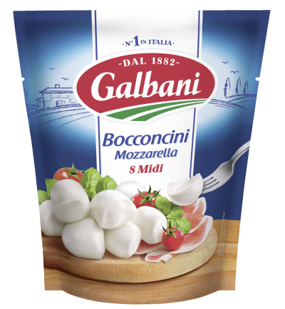 АКЦИЯ!!! БЗМЖ Сыр Моцарелла Боккончини в рассоле 45% 200г Гальбани