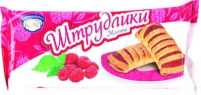 Штрудлики с малиной Полет 200г