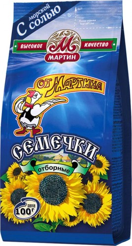 Семечки От Мартина с морской солью 100г