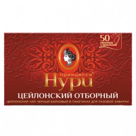 Чай Принцесса Нури черный отборный 50пак.