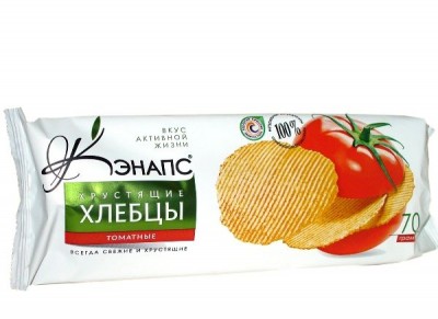 Хлебцы хруст. Кэнапсы томатные 70г.