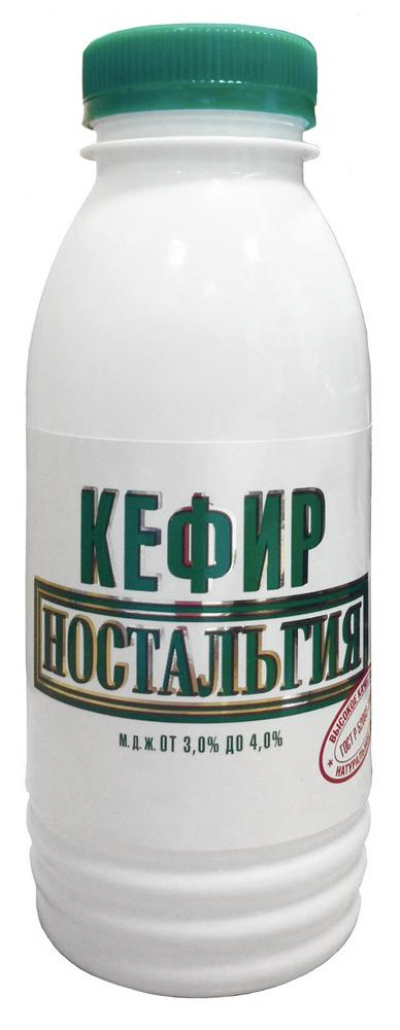 БЗМЖ Кефир Настольгия 3,0%4,0№ 300г