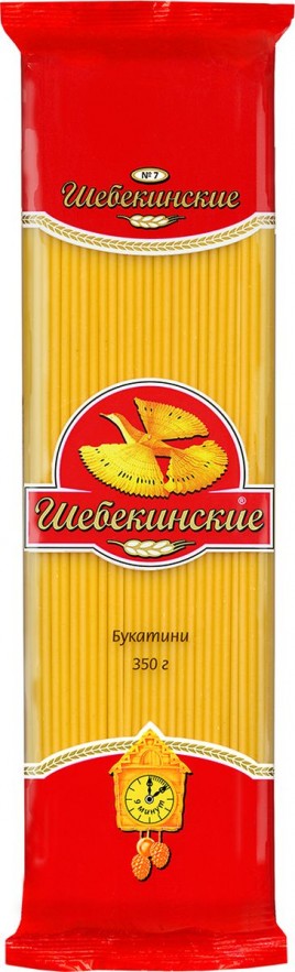 Шебекинские Макаронные изделия Букатини №7 350г