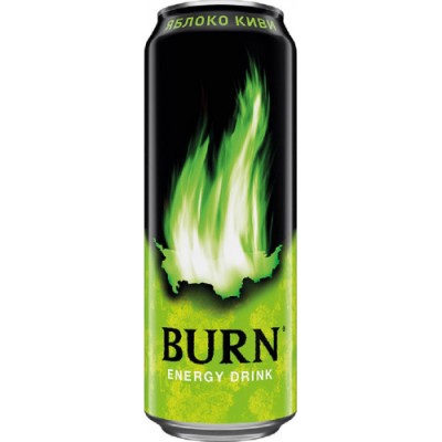 Энергетический напиток Берн яблоко-киви б/ак 0,5 л. ж/б