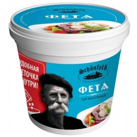 БЗМЖ Сыр россольный Фета 55% Schonfeld 150гр