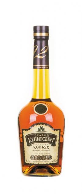 Коньяк Старый Кенигсберг Росс. 4* 40% 0,5л.
