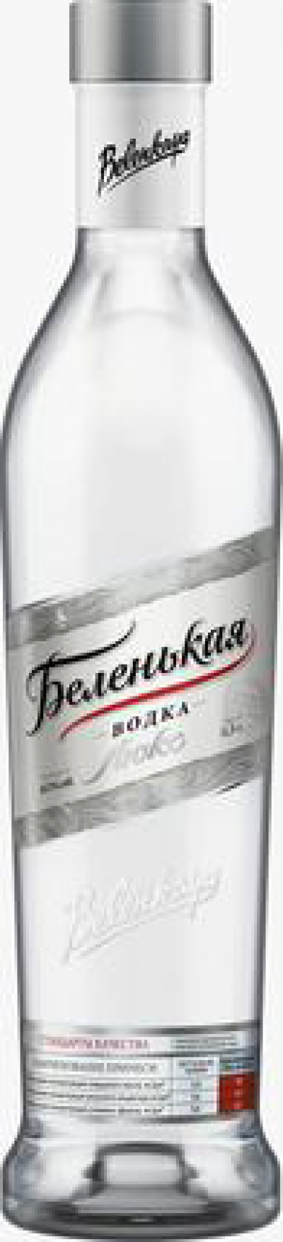 Водка Беленькая люкс 40% 0,5л.