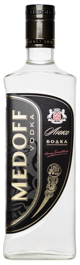 Водка Медофф Люкс 40 % 0,5 л
