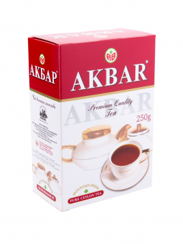 Чай Акбар черный крупнолистовой  250г
