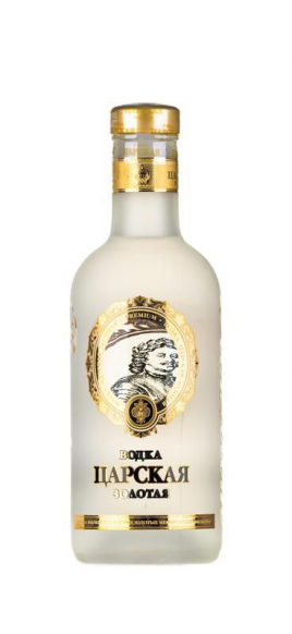 Водка Царская золотая ладога 40% 0,5л.