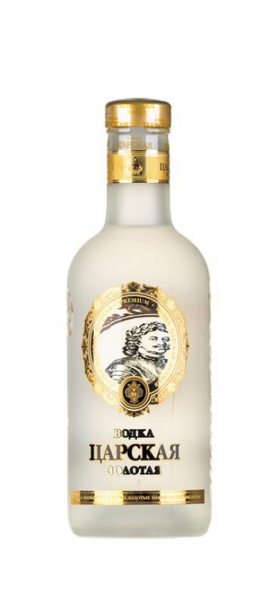 Водка Царская золотая ладога 40% 0,5л.