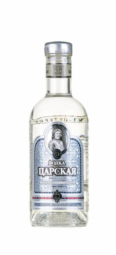 Водка Царская оригинальная 40% 0,5л.