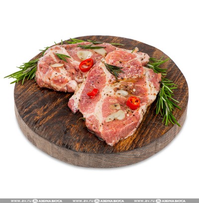 Стейк из мраморной говядины  в маринаде 1кг