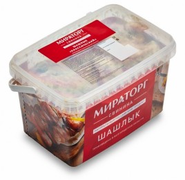 Шашлык классический из свинины охл. ведро мал.  1кг Дмитрогорский БГ