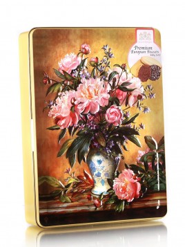 Ассорти бисквит печенье цветы ж/б 420г