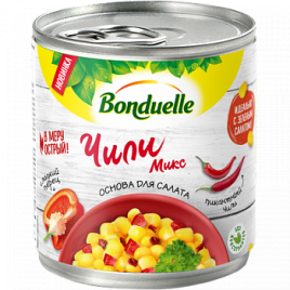 Овощная смесь Бондюэль с кукурузой Чили 310г Венгрия