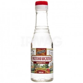 Уксусная кислота пищевая 70% "Стоевъ" 180 мл.