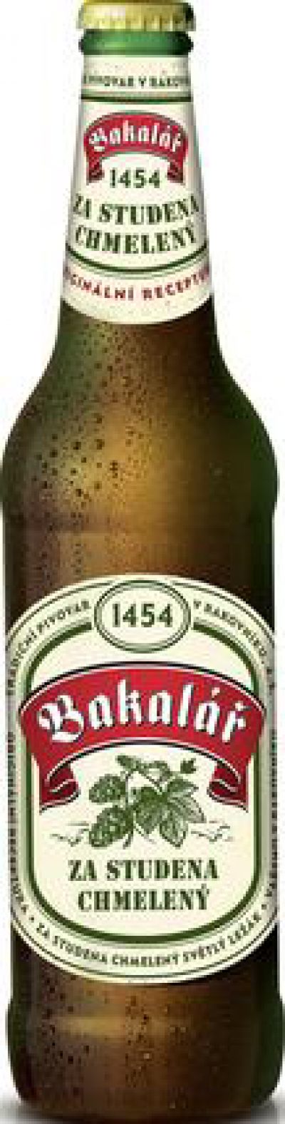 Пиво светлое Бакалар холодного охмеления 0,5л 5,2% ст/б