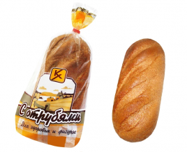 Батон с отрубями 0,38 в/с г.Клин