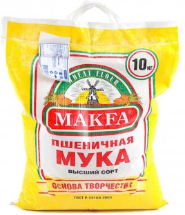 Макфа Мука Пшеничная в/с 10кг