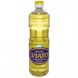 Масло подсолнечное Злато раф. 1л
