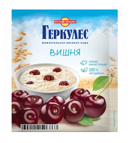 Русский продукт Овсяная каша момент Геркулес  с вишней 35г