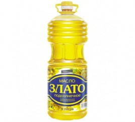 Масло подсолнечное Злато 2 л