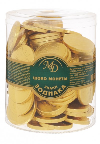Шоколад ШОКО Монеты в ассорт  6г.