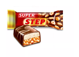 Конфеты Супер Степ нуга, арахис,карам.1 кг Славянка