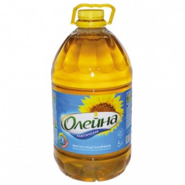Масло подсолнечное раф.Олейна 5 л