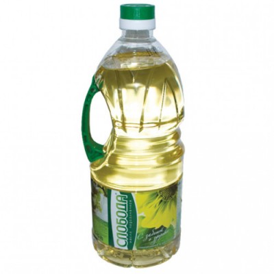 Масло Слобода подсолнечное раф. 1,8 л (с руч)