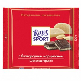 Шоколад Риттер Спорт с марципаном 100г
