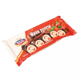 Мини рулеты Клубника  МД 5 шт 175г