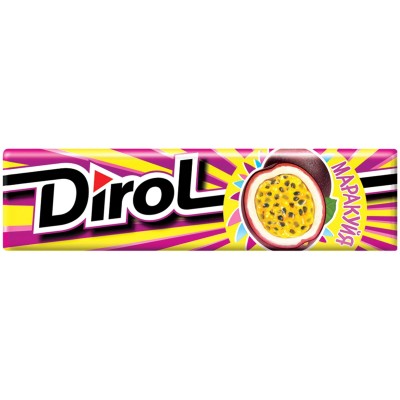 Жевательная резинка Дирол Маракуйя 14г