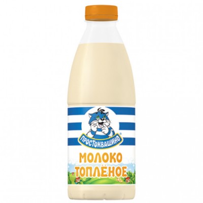 БЗМЖ Молоко Топленое 3,2% Простоквашино 930г