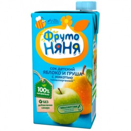 Сок ФрутоНяня яблоко/груша  0,5л