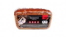Хлеб безд. заварной подовый Бородинский 300г Рижский хлеб